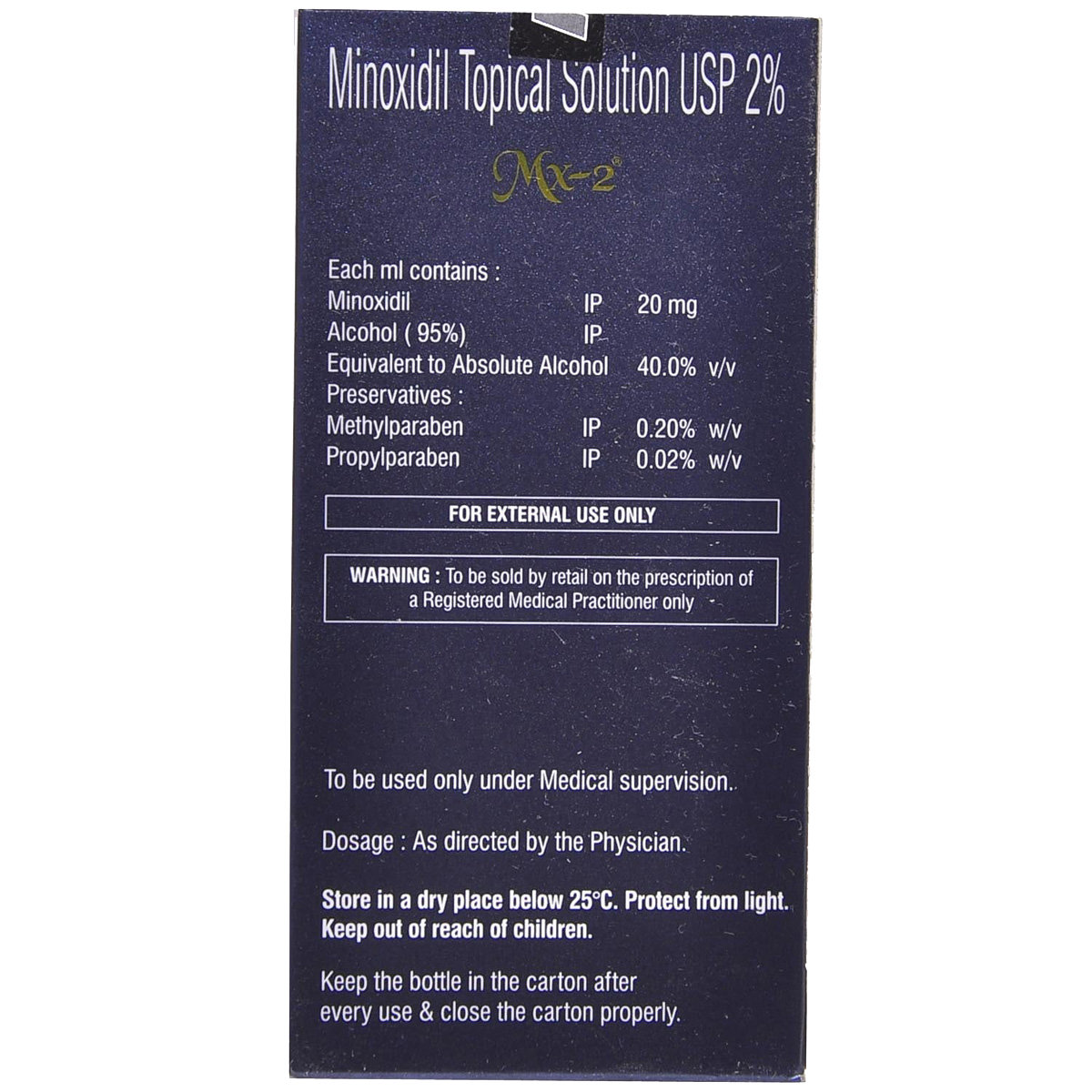 MX-2 Solution 60 ml, Pack of 1 SOLUTION MX-2 Solution 60 ml, Pack of 1 SOLUTION
