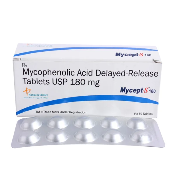 MYCEPT S 180MG TABLET, Pack of 10 TabletS