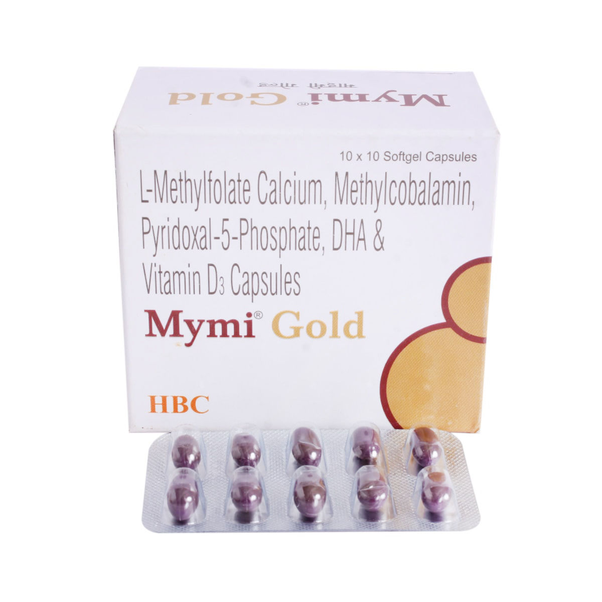 Buy Mymi Gold Softgel Capsule 10's Online