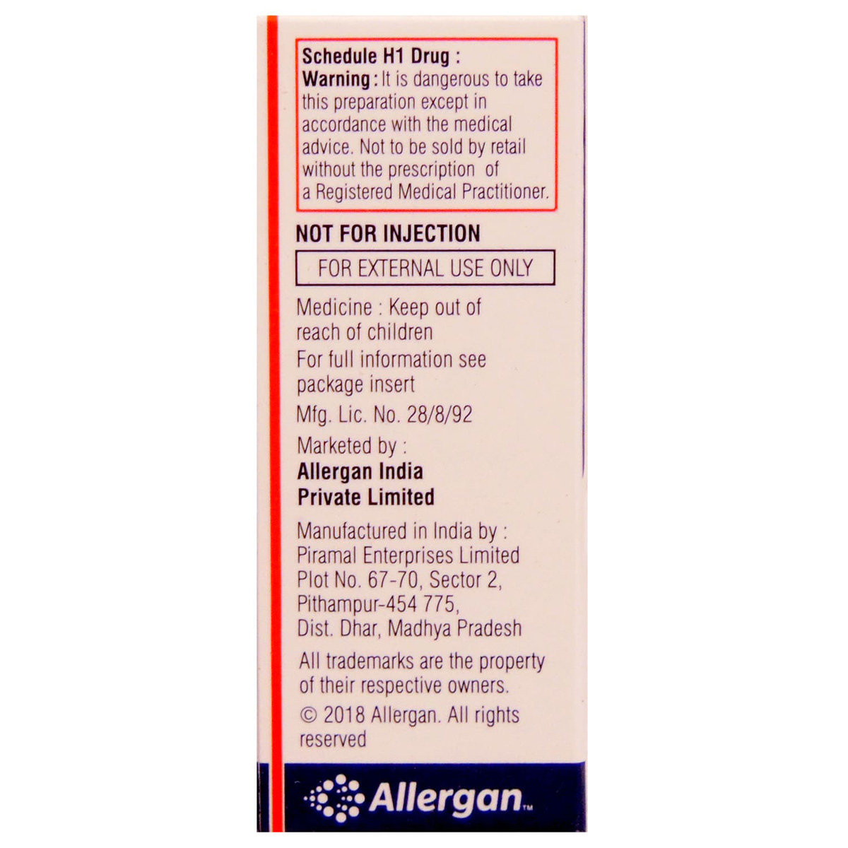 Myticom Eye Drops 5 ml, Pack of 1 EYE DROPS Myticom Eye Drops 5 ml, Pack of 1 EYE DROPS