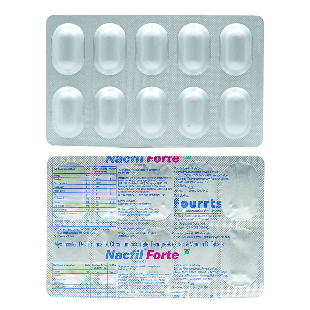 Buy Nacfil Forte Tablet 10's Online