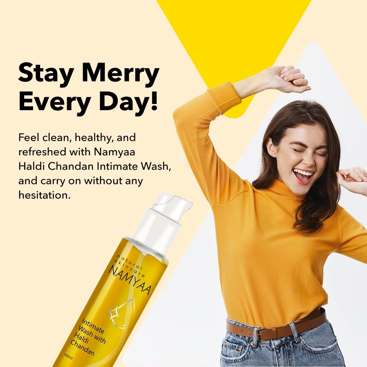 Namyaa Intimate Wash with Haldi & Chandan, 100 ml, Pack of 1 Namyaa Intimate Wash with Haldi & Chandan, 100 ml, Pack of 1