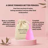 Namyaa Ultra Soft Reusable Menstrual Cup Small, 1 Count, Pack of 1