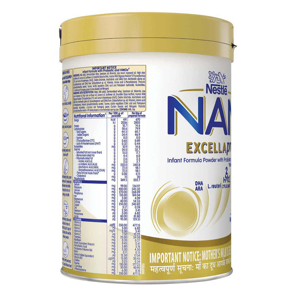 Nestle Nan Excellapro Infant Formula Stage 1 (Upto 6 Months) Powder, 400 gm, Pack of 1 Nestle Nan Excellapro Infant Formula Stage 1 (Upto 6 Months) Powder, 400 gm, Pack of 1