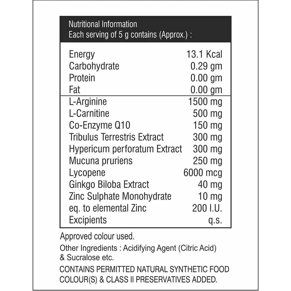 Nano-Deca Sugar Free Orange Sachet 5G, Pack of 1 Nano-Deca Sugar Free Orange Sachet 5G, Pack of 1