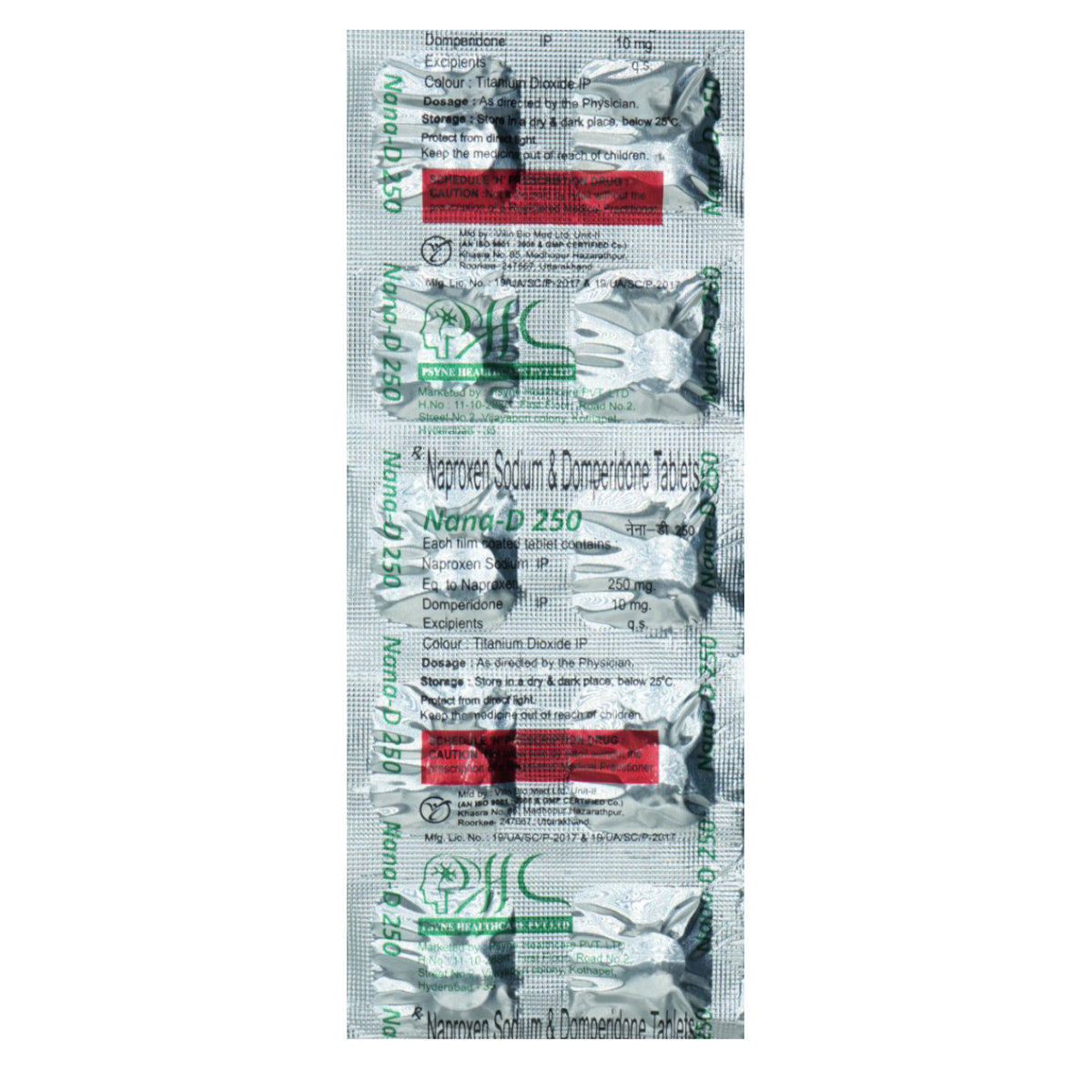 Nana-D 250 Tablet 10's, Pack of 10 TabletS Nana-D 250 Tablet 10's, Pack of 10 TabletS