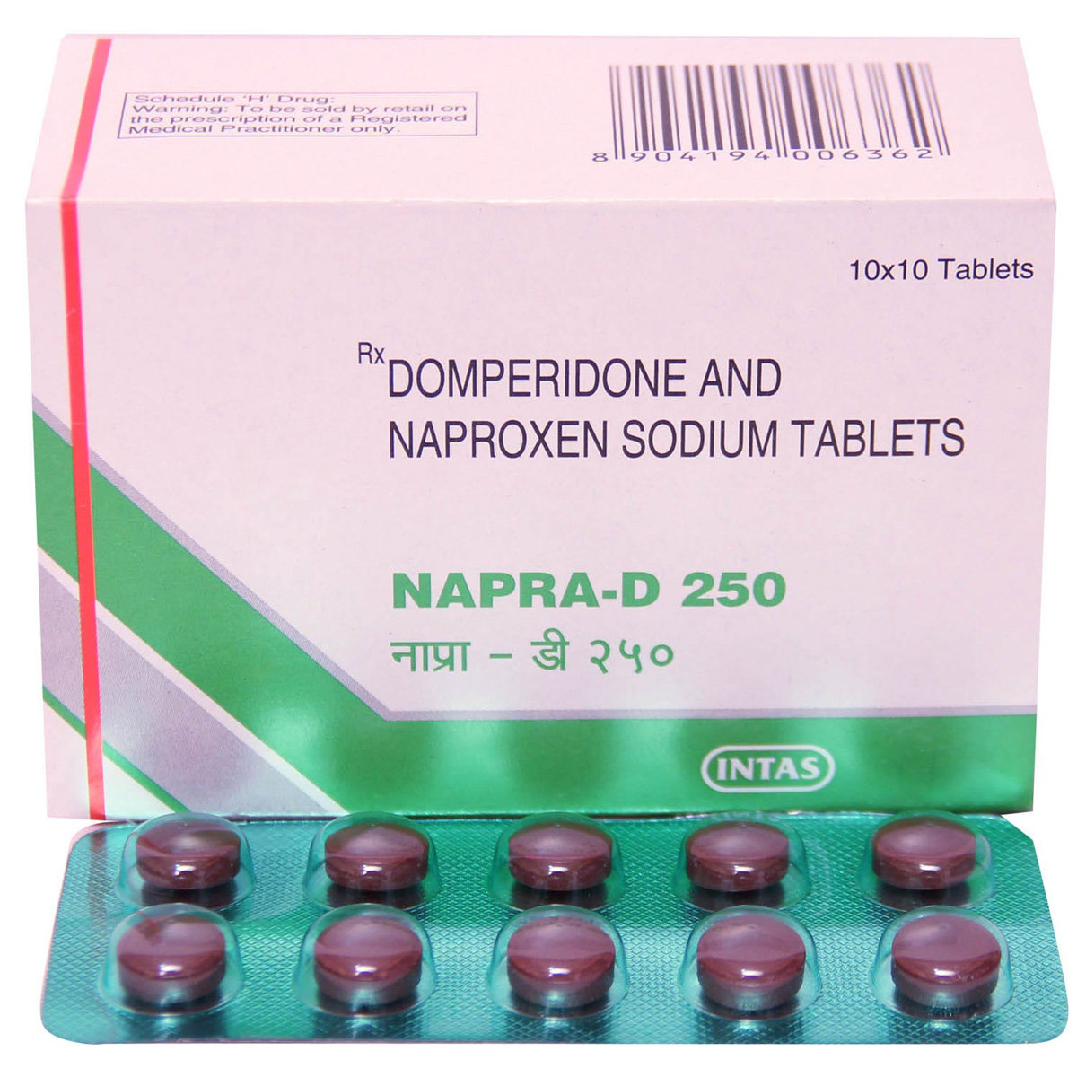 Napra D 250 Tablet 10's, Pack of 10 TABLETS Napra D 250 Tablet 10's, Pack of 10 TABLETS