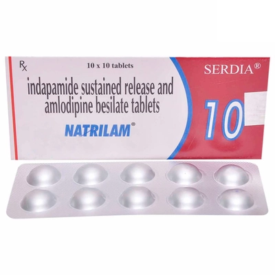 Natrilam 10 Tablet 10's, Pack of 10 TABLETS