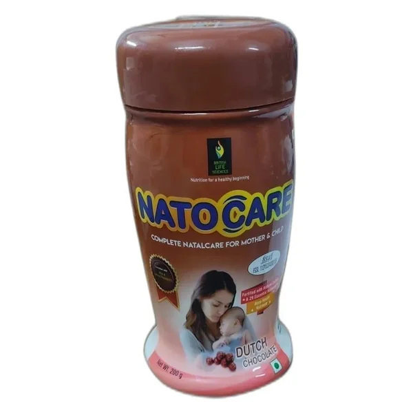 Natocare Dutch Chocolate Powder 200 gm, Pack of 1