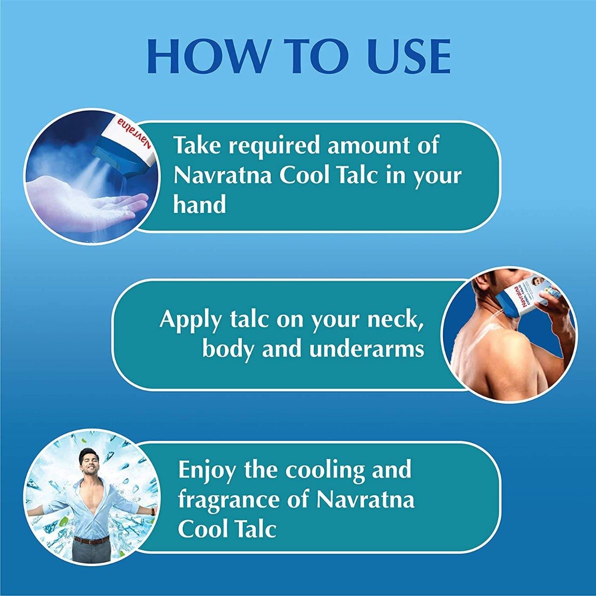 Navratna Cool Mint Fresh Talc 100 gm | Soothes Itching | Prevents Body Odour | Relax & Refresh Body | Long Lasting Cooling, Fragrance & Freshness, Pack of 1 Navratna Cool Mint Fresh Talc 100 gm | Soothes Itching | Prevents Body Odour | Relax & Refresh Body | Long Lasting Cooling, Fragrance & Freshness, Pack of 1