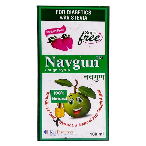 Navgun Sugar Free Syrup, 100 ml, Pack of 1