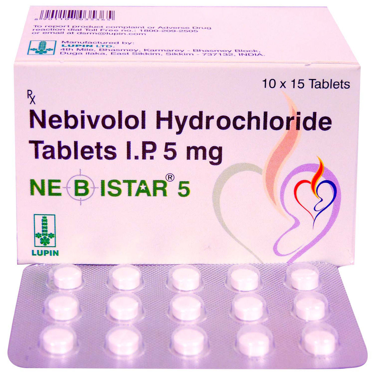 Buy Nebistar 5 Tablet 15's Online