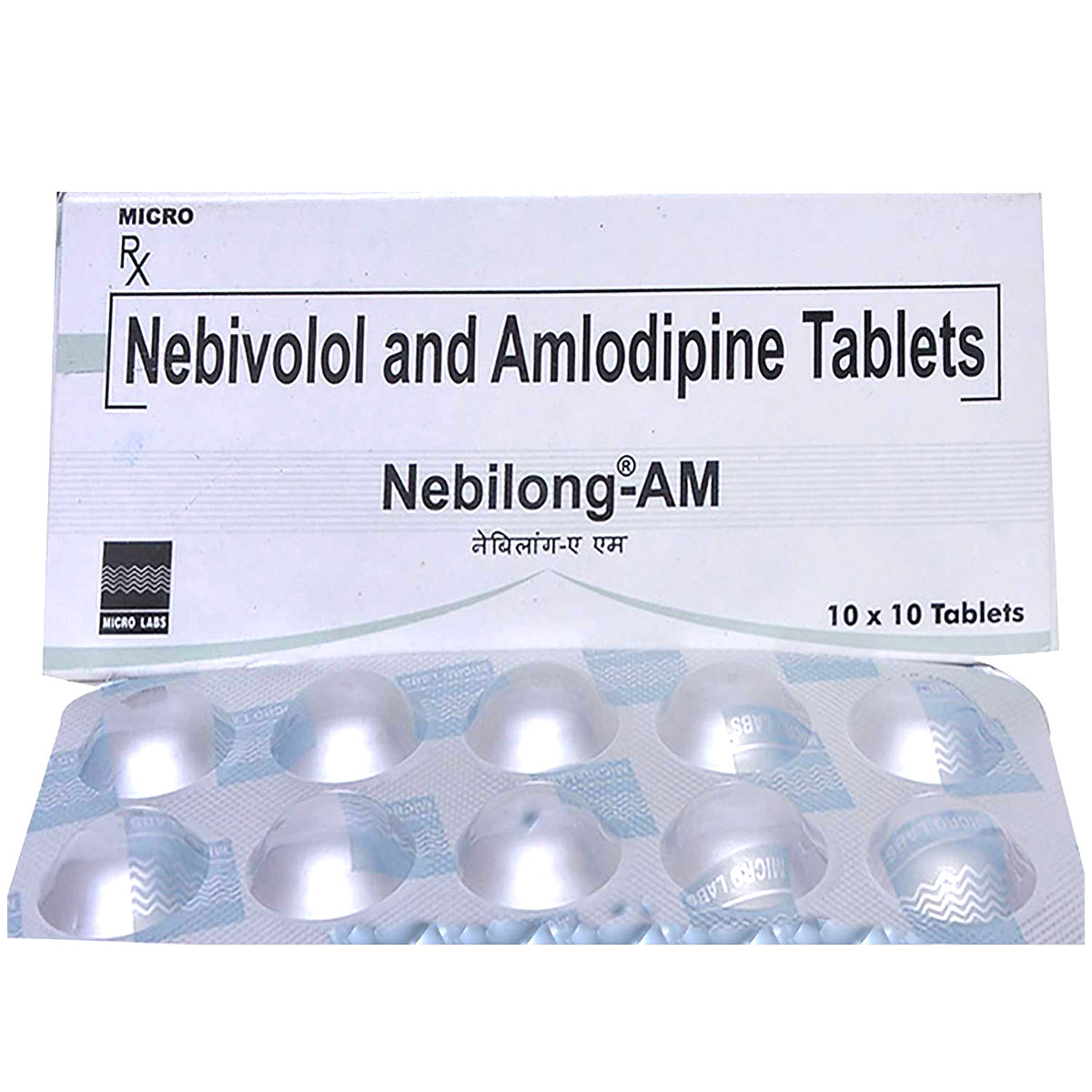 Nebilong-AM Tablet 10's, Pack of 10 TABLETS Nebilong-AM Tablet 10's, Pack of 10 TABLETS