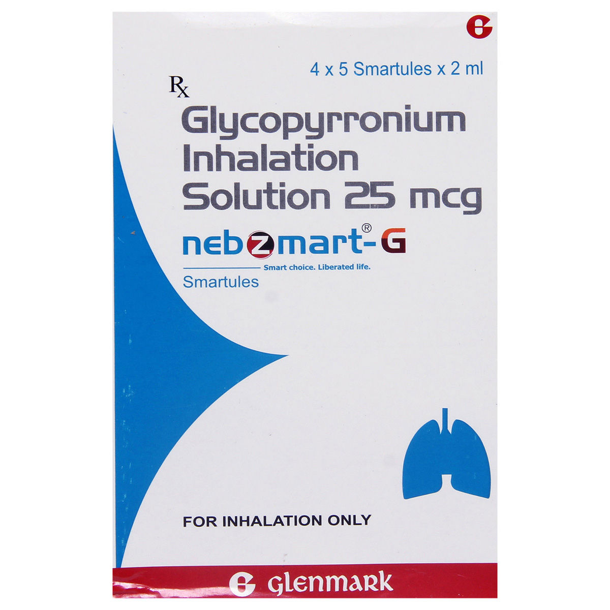 Buy Nebzmart G 25 mcg Smartules 5x2 ml Online