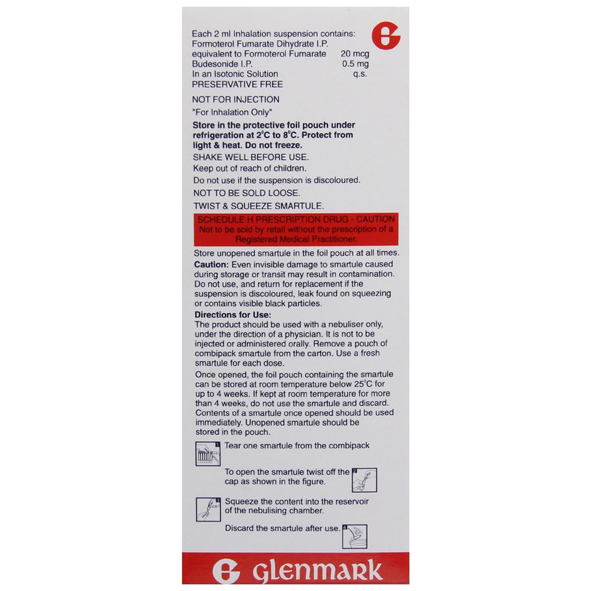 Nebzmart FB 0.5mg Smartules 7x2 ml, Pack of 7 RESPULESS Nebzmart FB 0.5mg Smartules 7x2 ml, Pack of 7 RESPULESS