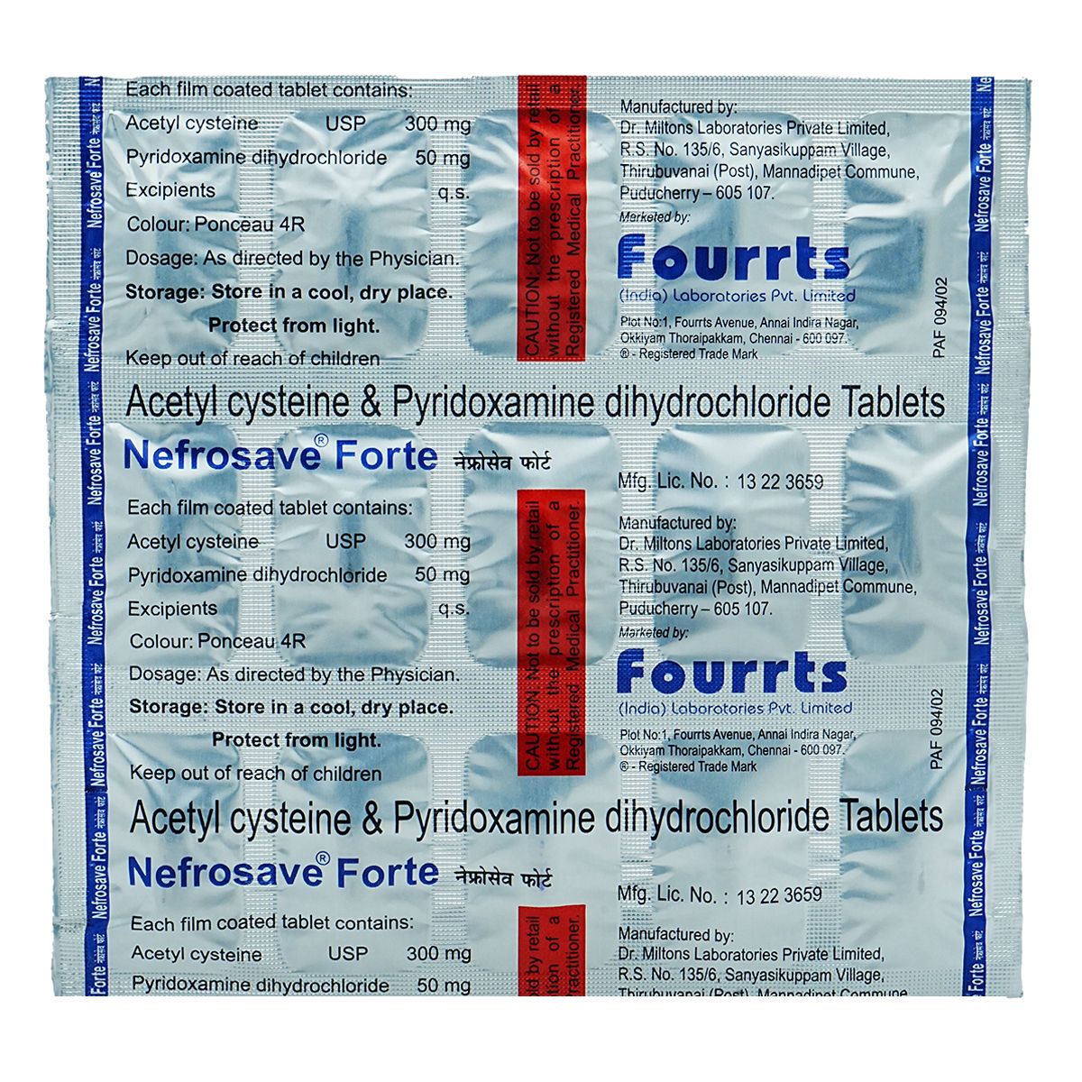 Buy Nefrosave Forte Tablet 15's Online