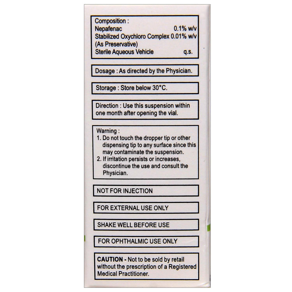 Nepaflam Eye Drops 5 ml, Pack of 1 EYE DROPS Nepaflam Eye Drops 5 ml, Pack of 1 EYE DROPS