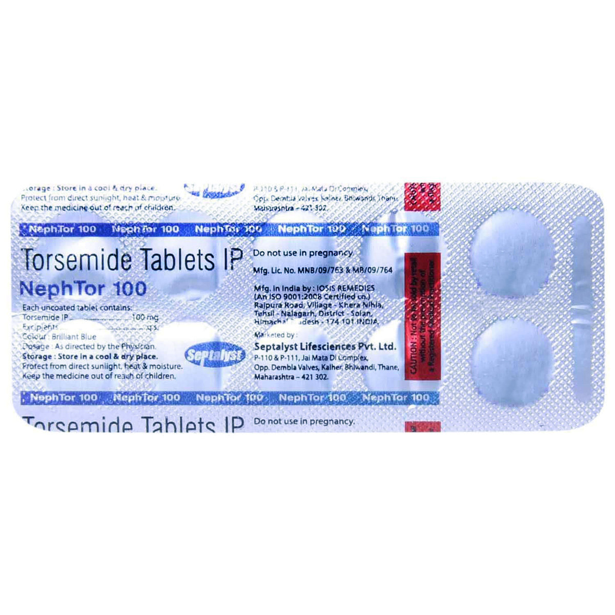 Nephtor 100 Tablet 10's, Pack of 10 TABLETS Nephtor 100 Tablet 10's, Pack of 10 TABLETS