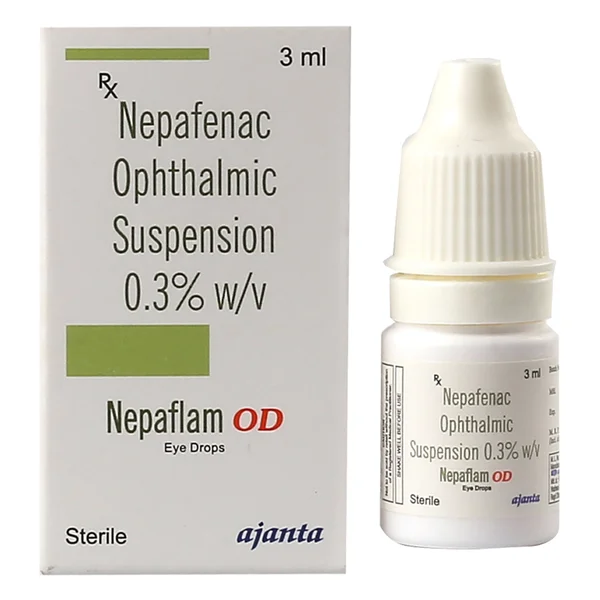 Nepaflam OD Eye Drops 3 ml, Pack of 1 Eye Drops