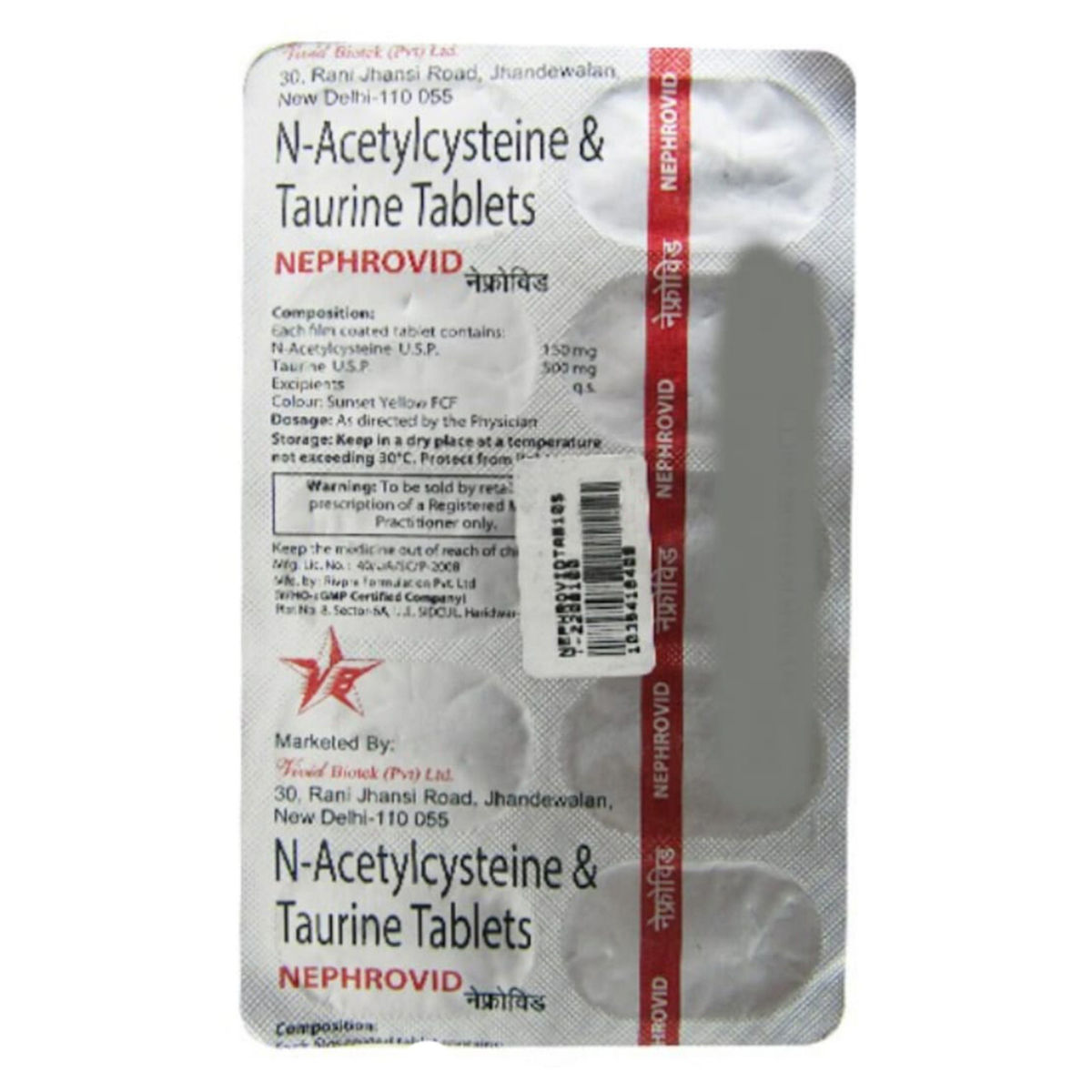 Buy Nephrovid Tablet 10's Online