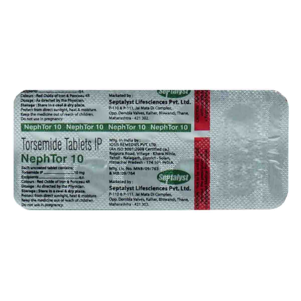 Nephtor-10 Tablet 10's, Pack of 10 TABLETS Nephtor-10 Tablet 10's, Pack of 10 TABLETS