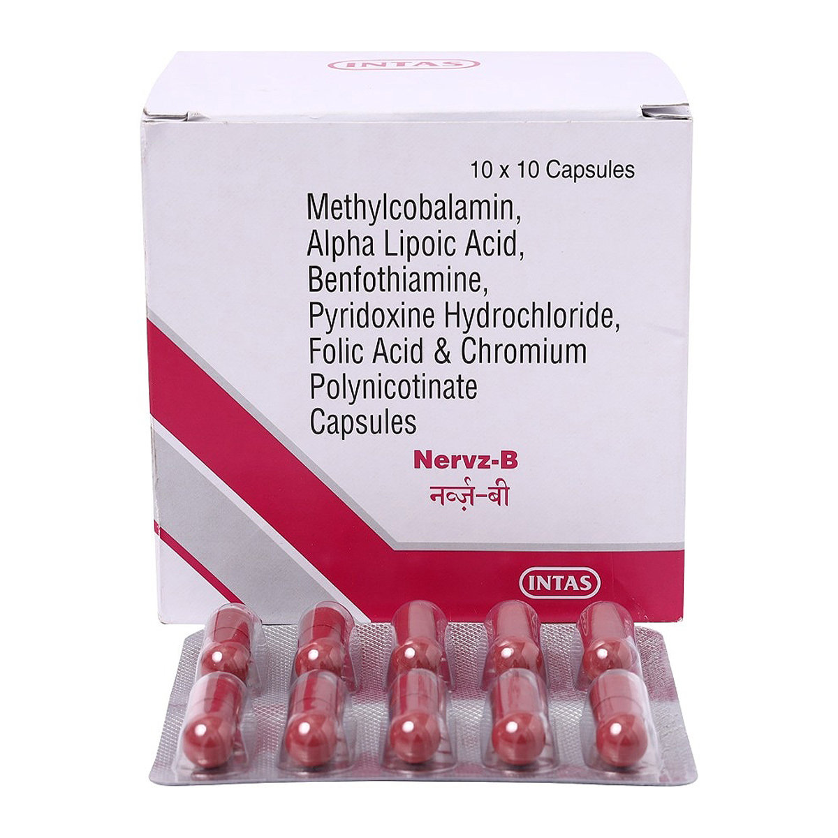 Nervz-B Capsule 10's, Pack of 10 Nervz-B Capsule 10's, Pack of 10