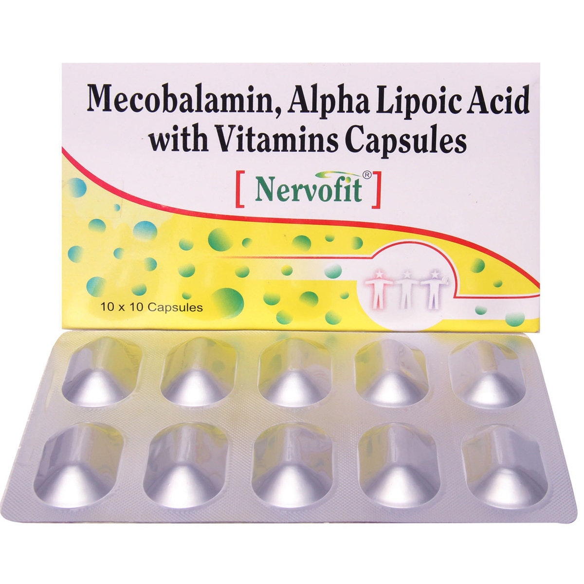 Nervofit Capsule 10's, Pack of 10 CAPSULES Nervofit Capsule 10's, Pack of 10 CAPSULES