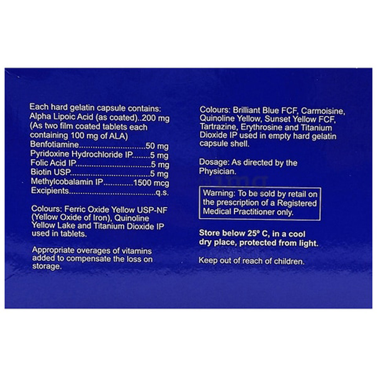 Nervmax Active Capsule 10'S, Pack of 10 CAPSULES Nervmax Active Capsule 10'S, Pack of 10 CAPSULES