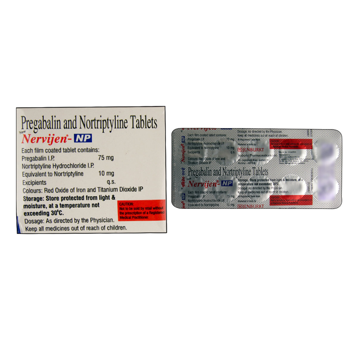 New Nervijen-NP Tablet 10's, Pack of 10 TABLETS New Nervijen-NP Tablet 10's, Pack of 10 TABLETS