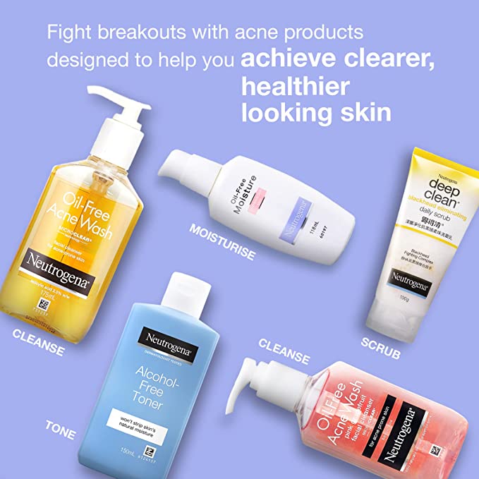 Neutrogena Oil-Free Moisture Combination Skin 118 ml | Controls Oil | Moisturises Skin | Oil Free, Light Weight & Non Greasy Formula | For Combination Skin, Pack of 1 Neutrogena Oil-Free Moisture Combination Skin 118 ml | Controls Oil | Moisturises Skin | Oil Free, Light Weight & Non Greasy Formula | For Combination Skin, Pack of 1