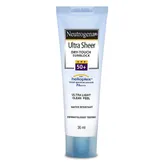 Neutrogena Ultra Sheer Dry-Touch Sunblock SPF 50+ Cream, 30 ml, Pack of 1