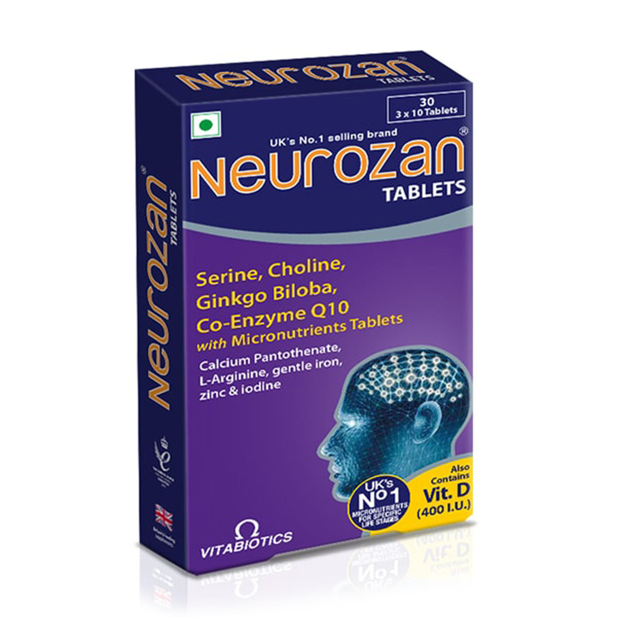Neurozan Tablet 10's, Pack of 10 Neurozan Tablet 10's, Pack of 10