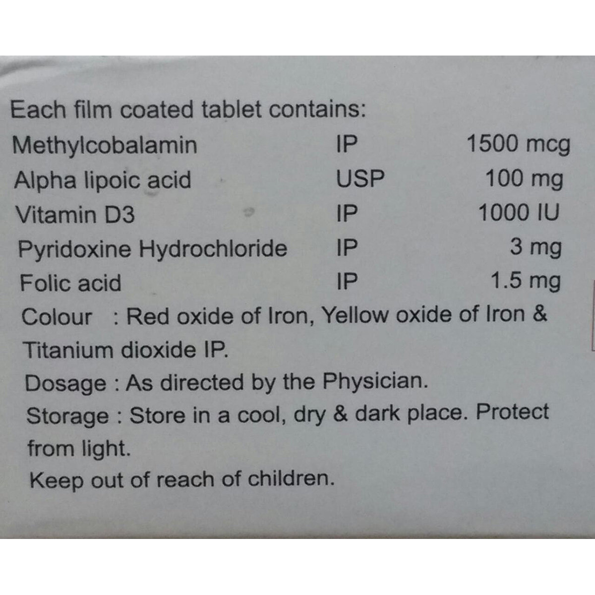 Neuronz D Tablet 10's, Pack of 10 Neuronz D Tablet 10's, Pack of 10