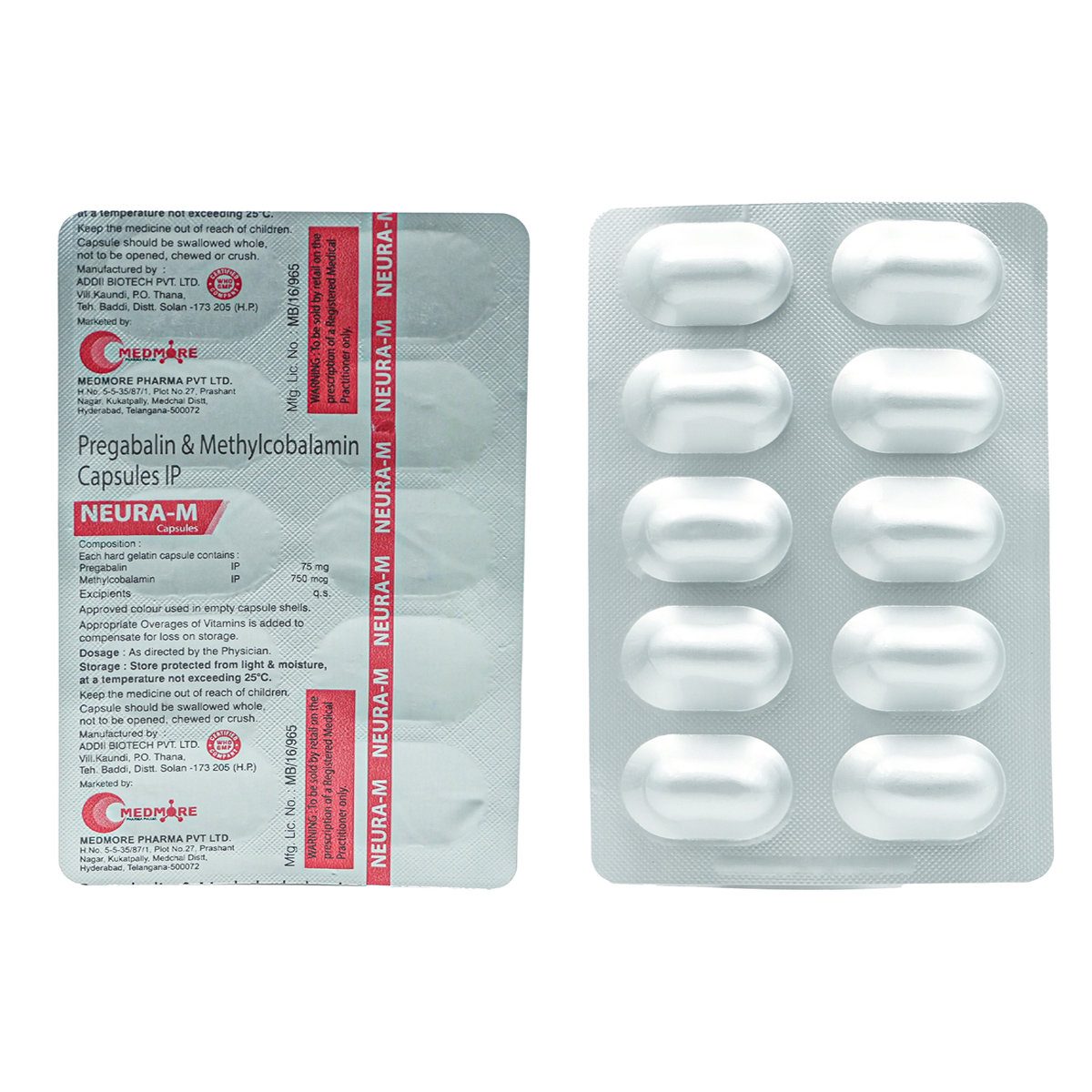 Neura-M Capsule 10's, Pack of 10 CapsuleS Neura-M Capsule 10's, Pack of 10 CapsuleS