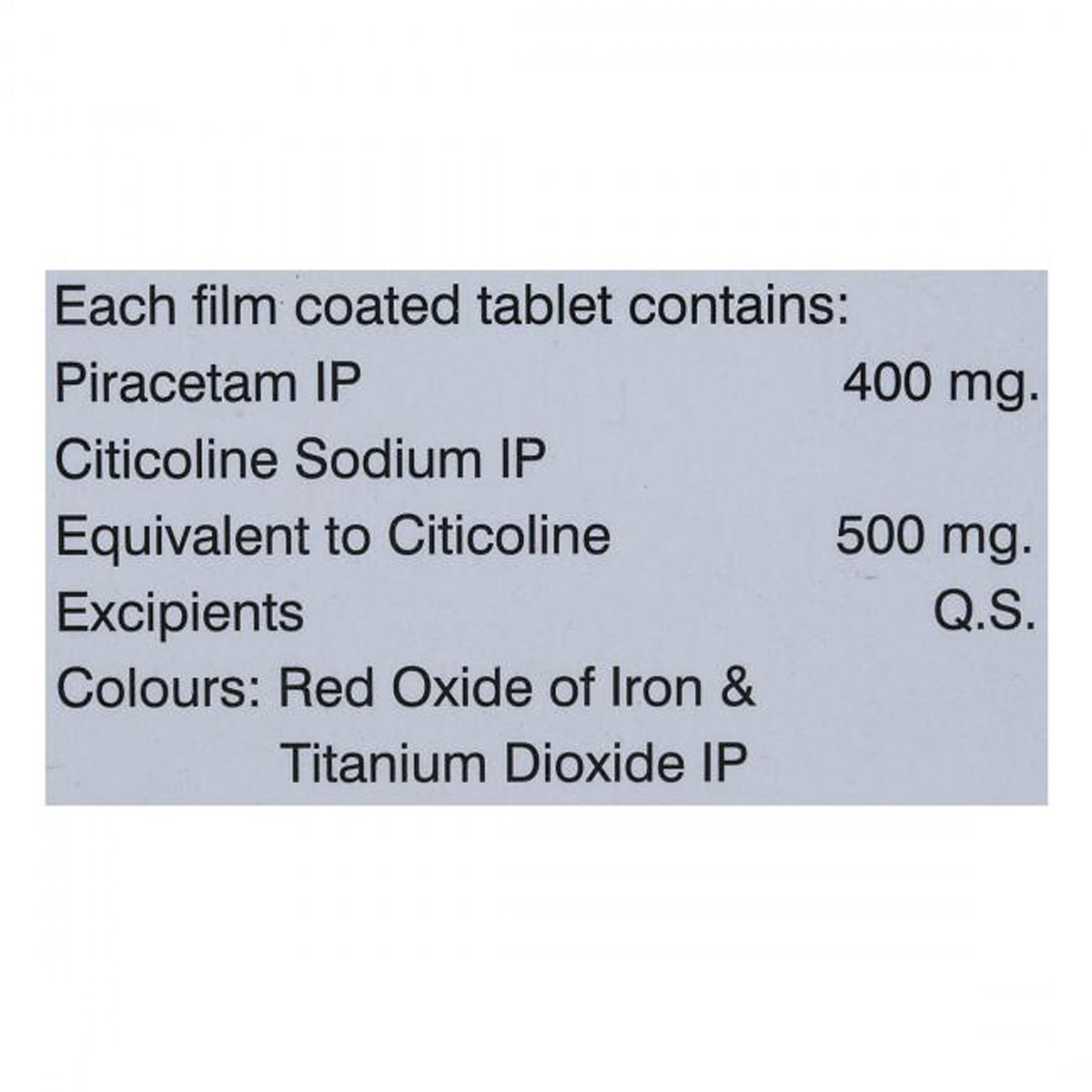 Neurofit C 500 mg/400 mg Tablet 10's, Pack of 10 Neurofit C 500 mg/400 mg Tablet 10's, Pack of 10