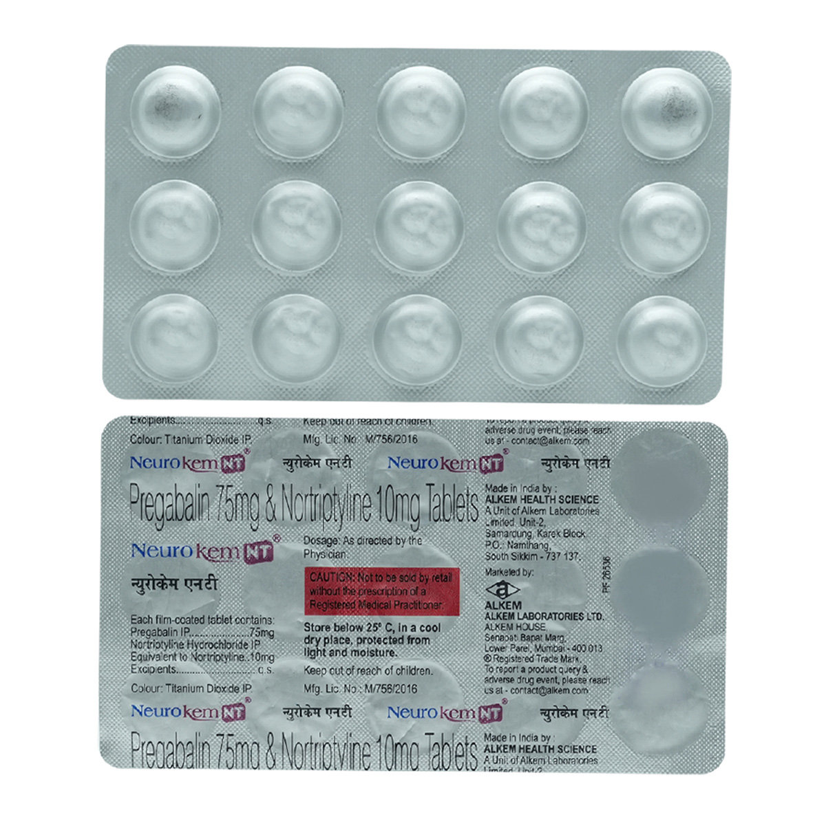 Neurokem-NT Tablet 15's, Pack of 15 Neurokem-NT Tablet 15's, Pack of 15