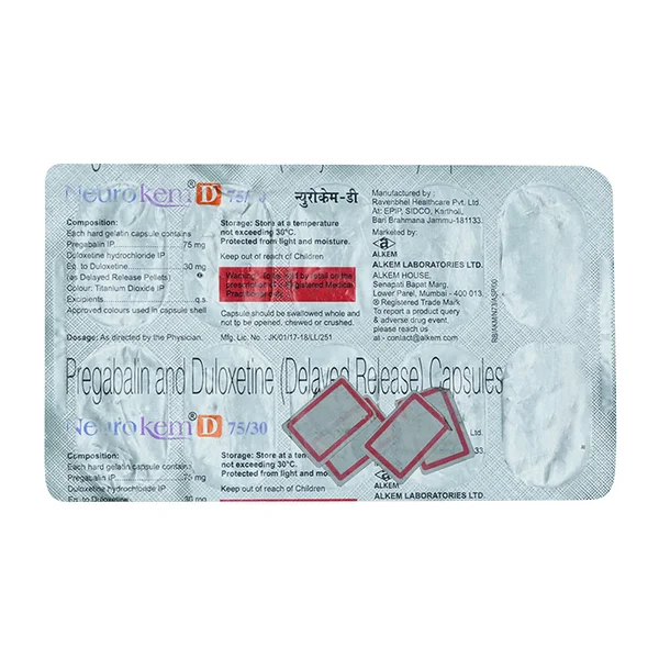 Neurokem D 75/30 Capsule 10's, Pack of 10