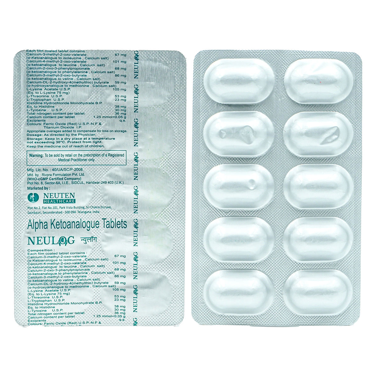 Buy Neulog Tablet 10's Online