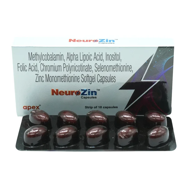 Neurozin Softgel Capsule 10's, Pack of 10