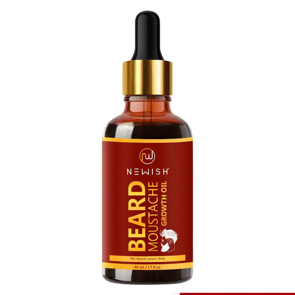 Newish Beard and Moustache Growth Oil, 50 ml, Pack of 1 Newish Beard and Moustache Growth Oil, 50 ml, Pack of 1