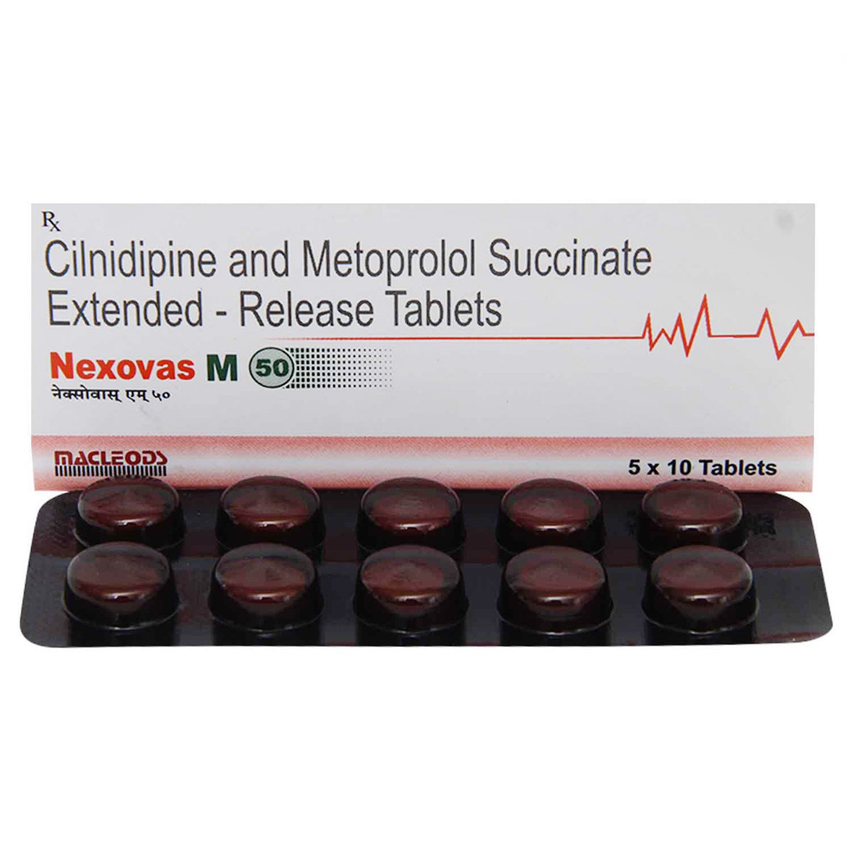 Nexovas M 50 Tablet 10's, Pack of 10 TABLETS Nexovas M 50 Tablet 10's, Pack of 10 TABLETS
