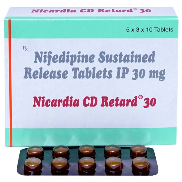 Nicardia CD Retard 30 Tablet 10's, Pack of 10 TABLETS