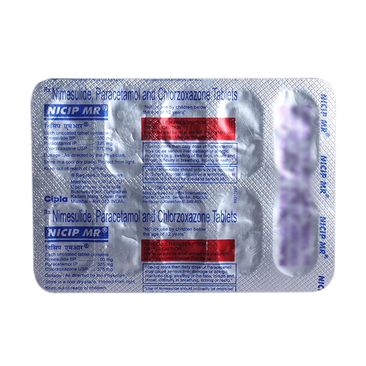 Buy Nicip MR Tablet 10's Online