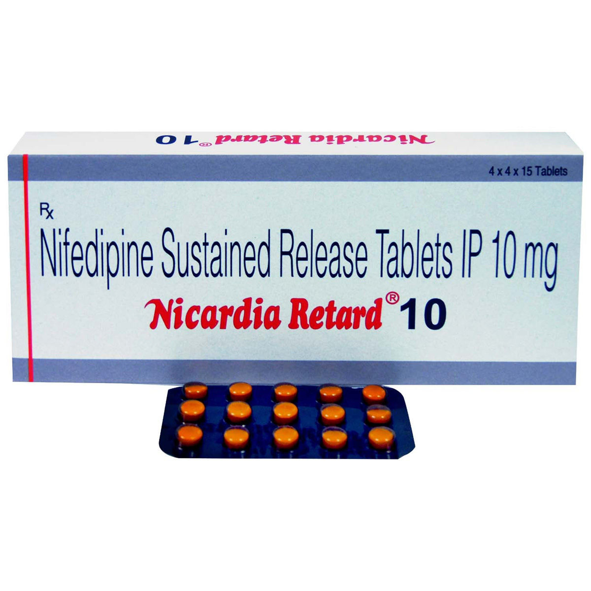 Buy Nicardia Retard 10 Tablet 15's Online