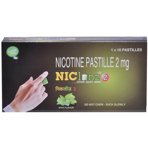 Niclonz 2mg Pastilles 10's, Pack of 10 PASTILLESS