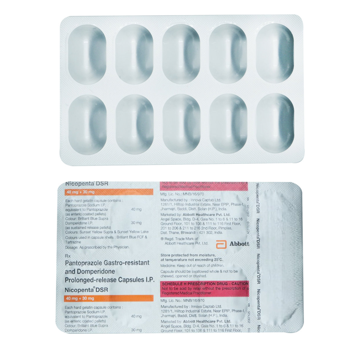 Nicopenta DSR Capsule 10's, Pack of 10 Nicopenta DSR Capsule 10's, Pack of 10