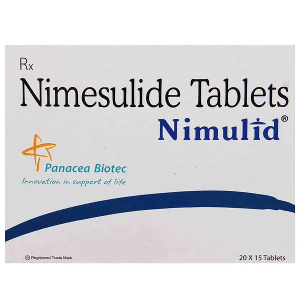 Nimulid Tablet 15's, Pack of 15 TABLETS