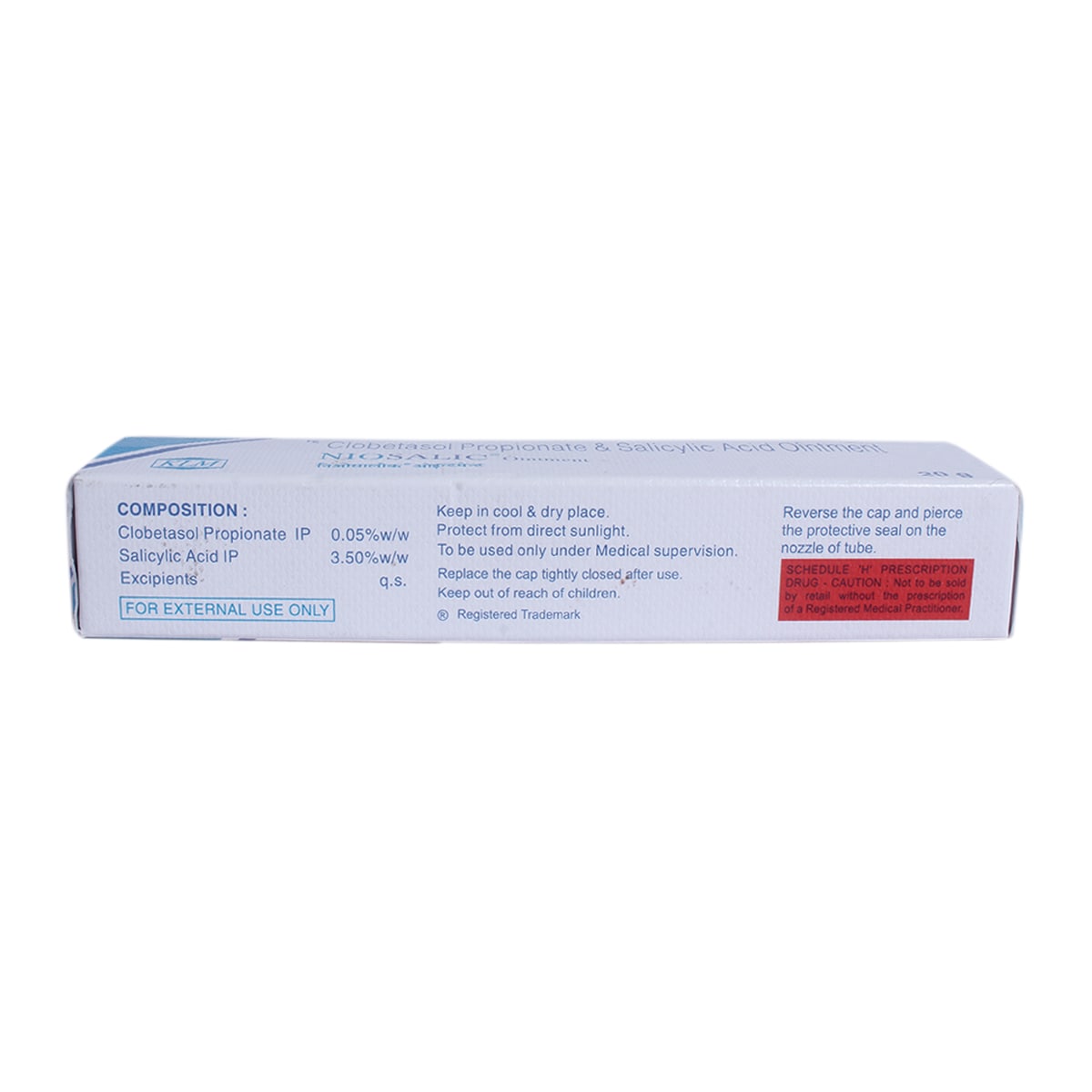 NIOSALIC CREAM 20GM, Pack of 1 OINTMENT NIOSALIC CREAM 20GM, Pack of 1 OINTMENT
