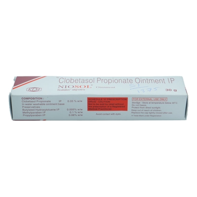 Niosol Ointment 30 gm, Pack of 1 OINTMENT