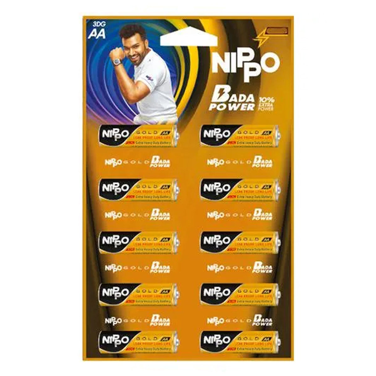 Nippo Gold AA Battery, 1 Count, Pack of 1 Nippo Gold AA Battery, 1 Count, Pack of 1